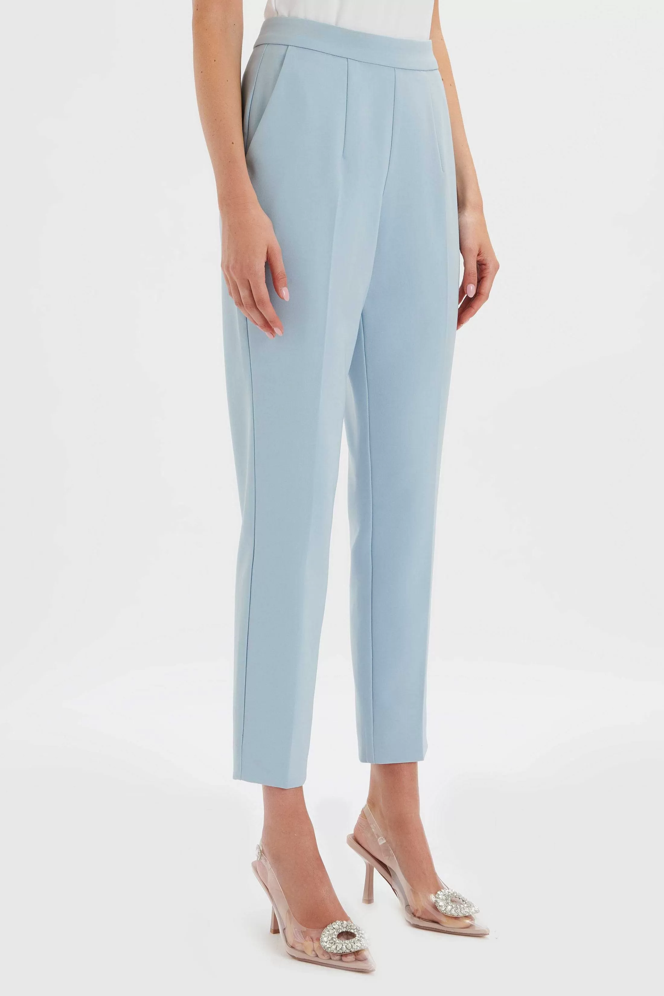 Lavish Alice Suiting<Vanessa Tapered Leg Trouser In Cornflower Blue