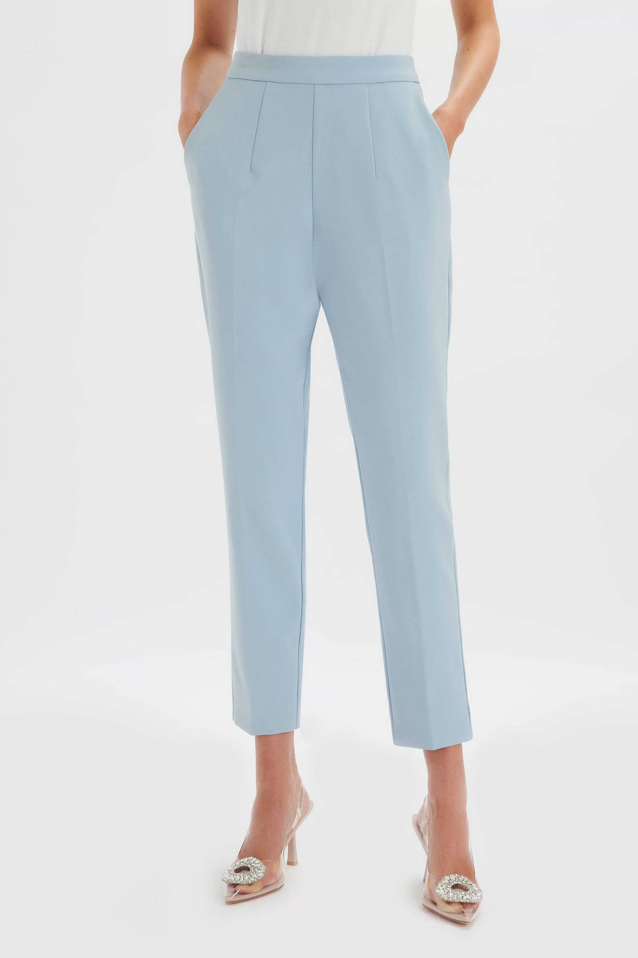Lavish Alice Suiting<Vanessa Tapered Leg Trouser In Cornflower Blue